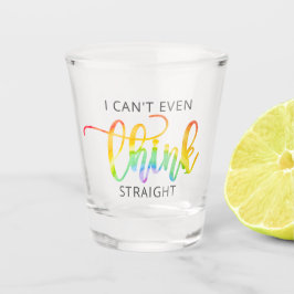 LGBTは真っ直ぐに考えもない ショットグラス