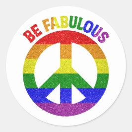 LGBTは素晴らしい ラウンドシール