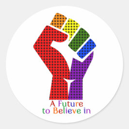 LGBTへの信じ未来 ラウンドシール