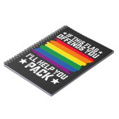 LGBTもしプライドこの旗はあなたに怒ら救済せる ノートブック (左側)