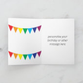 LGBTやトランスジェンダーの方向のグリーティングカード カード (内部)