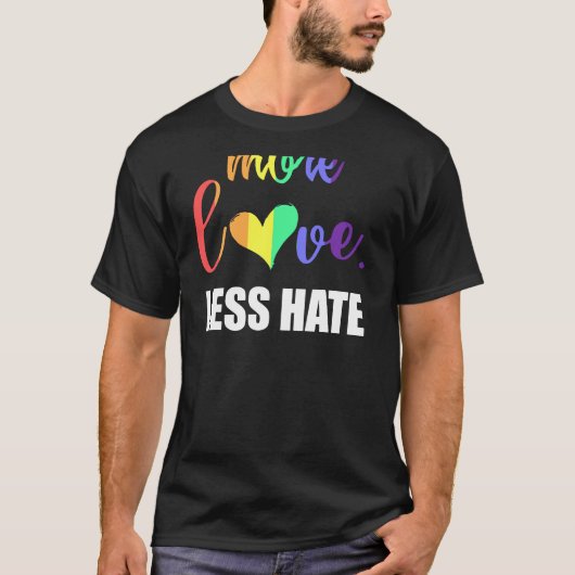 Lgbtを嫌わない愛 Tシャツ (正面)