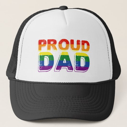 LGBTを誇りに思う父 ゲイプライドの父 キャップ (正面)