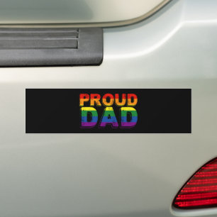LGBTを誇りに思う父 ゲイプライドの父 バンパーステッカー