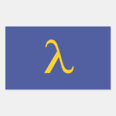 LGBTアクティビズム 長方形シール (正面)