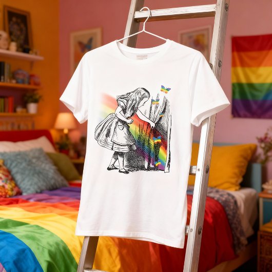 LGBTアリスinワンダーランドヴィンテージ Tシャツ