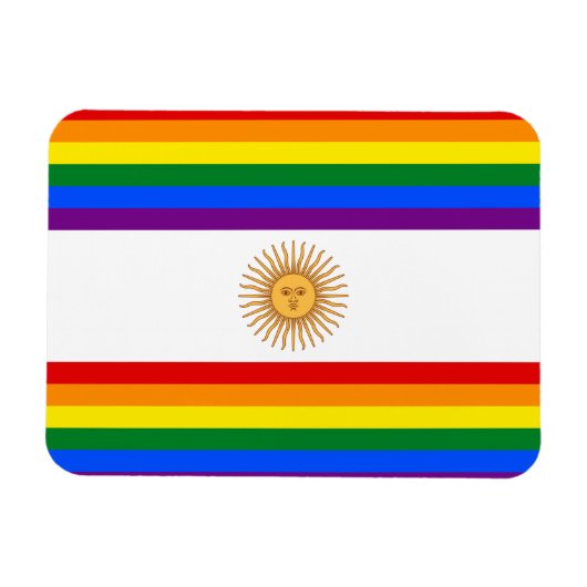 LGBTアルゼンチン マグネット (横)