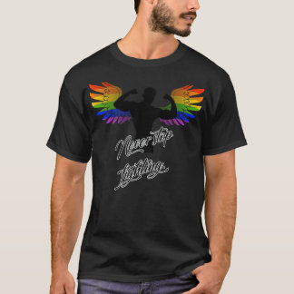 LGBTエンジェルストップはゲイプライドウィングと戦わない(2) Tシャツ