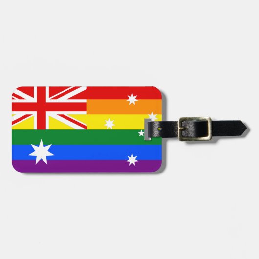 LGBTオーストラリア ラゲッジタグ (正面横)