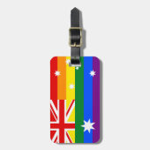 LGBTオーストラリア ラゲッジタグ (正面縦)