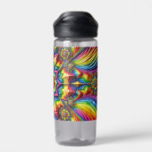 LGBTカラー付きウォーターボトルデザイン ウォーターボトル (背面)