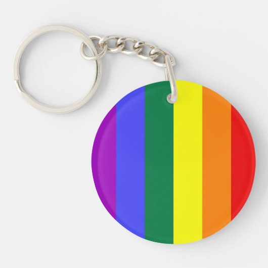 LGBTカラー キーホルダー (正面)