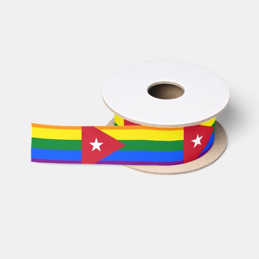 LGBTキューバ サテンリボン (リール)
