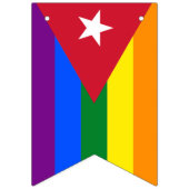 LGBTキューバ バンティングフラッグ (第3の旗)