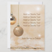 LGBTクリスマスレインボーフラッグゲイプライドカスタム写真 シーズンカード (裏面)