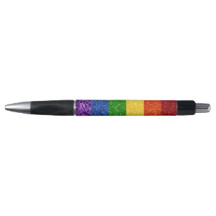 LGBTグリッターレインボープライドフラグ ボールペン