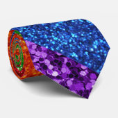 LGBTグリッターレインボープライド国旗 ネクタイ (ロール)