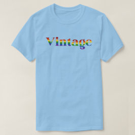 LGBTグリッターレインボーヴィンテージ Tシャツ