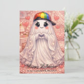 🎃🌈 LGBTゲイの夫ハロウィーンラブカード 招待状 (スタンド正面)