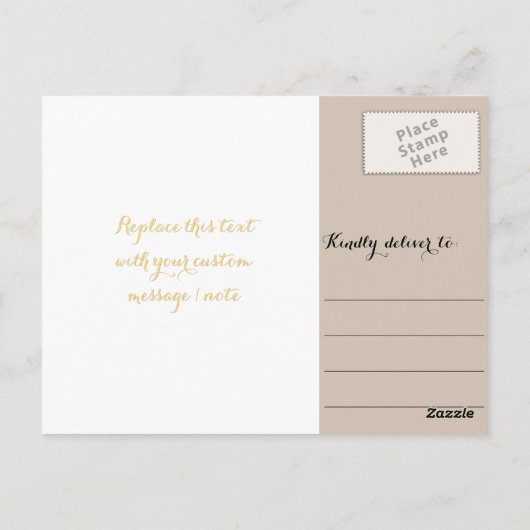 LGBTゲイの子を愛するプライド子育て引用文 ポストカード (裏面)