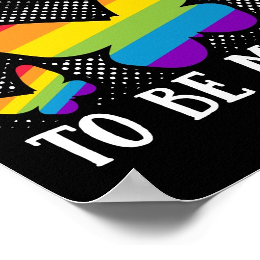 LGBTゲイプライドの月が私が選ぶ唯一のもの ポスター (角)