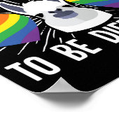 LGBTゲイプライドの月はNo Problama ポスター (角)