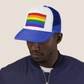 LGBTゲイプライドの虹の旗 キャップ (インサイチュ)