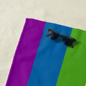 LGBTゲイプライドの虹の旗 ビーチタオル (インサイチュ)