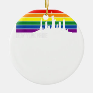 LGBTゲイプライドニューヨーク2022 NYCゲイプライド セラミックオーナメント