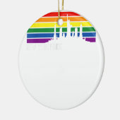 LGBTゲイプライドニューヨーク2022 NYCゲイプライド セラミックオーナメント (左)