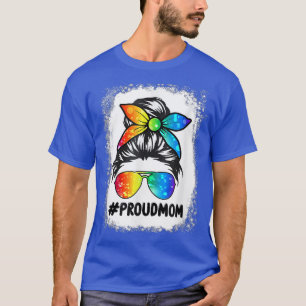 LGBTゲイプライドメッシーヘアパン誇りを持ったママのサポートLG Tシャツ