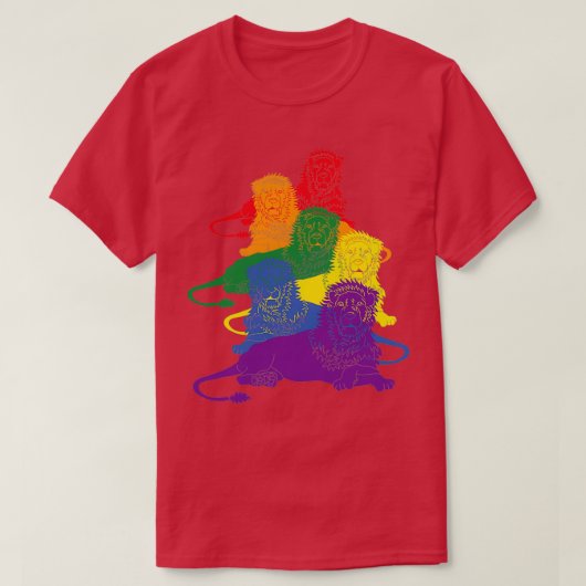 LGBTゲイプライドライオンズ2 Tシャツ (デザイン正面)