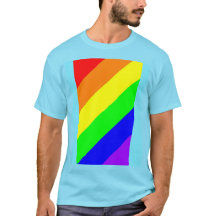 LGBTゲイプライドレインボーカラーTシャツ