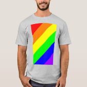 LGBTゲイプライドレインボーカラーTシャツ Tシャツ (正面)