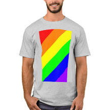LGBTゲイプライドレインボーカラーTシャツ