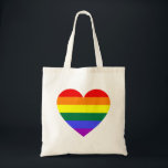 LGBTゲイプライドレインボーハート トートバッグ<br><div class="desc">LGBTレインボーハート祝のゲイ、レズビアン、バイセクシャル、トランスジェンダーのプライド。カラフルと自表現身を持ち、勇気を持ち誇りを持った、友人や家族への支援を示し、愛が愛である世界を示しなさい。</div>