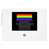 LGBTゲイプライドレインボーリボン織り込み！ (裏面横)