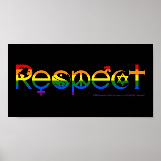 LGBTゲイプライド共存尊重 ポスター (正面)