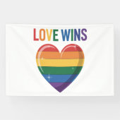 LGBTゲイプライド平等 Love Wins 横断幕 (横)