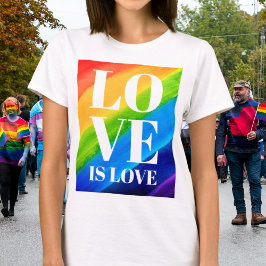 Lgbtゲイプライド愛は愛 Tシャツ