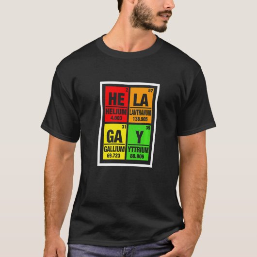 Lgbtゲイプライド月エレメンツHelaゲイHer Th Tシャツ (正面)