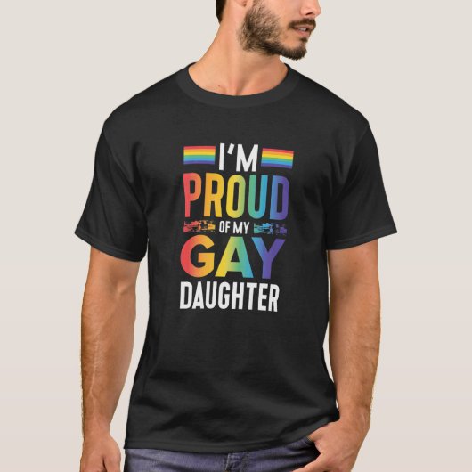 Lgbtゲイプライド月私の誇りを持ったゲイ娘のIm Tシャツ (正面)