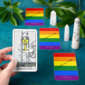 LGBTゲイプライド月「愛は愛」 レインボー国旗 トランプ (インサイチュ)