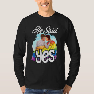 Lgbtゲイプライド月Yes Tシャツ