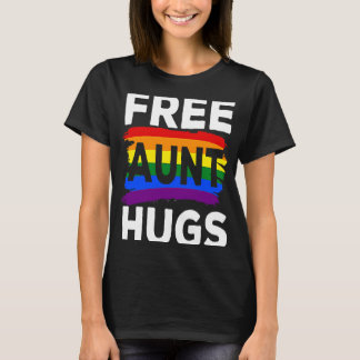 LGBTゲイプライド無料の叔母ハグスファミリーマッチングサップ Tシャツ