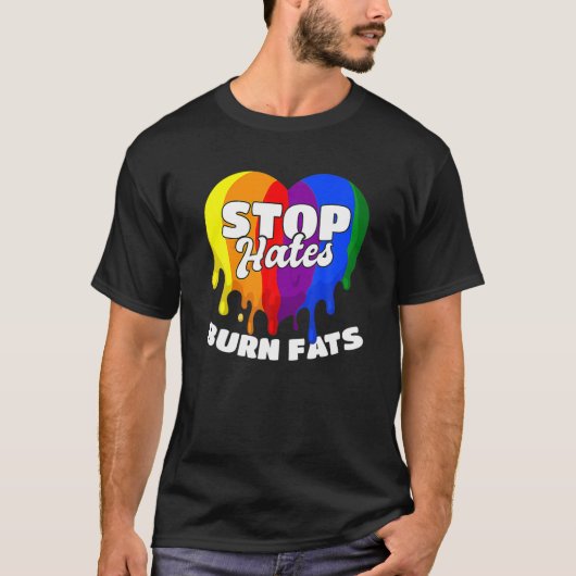 LGBTゲイプライド物ジムフィットネスラバーパーソナルTr Tシャツ (正面)