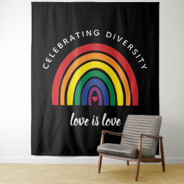 LGBTゲイプライド祝の愛は愛 タペストリー
