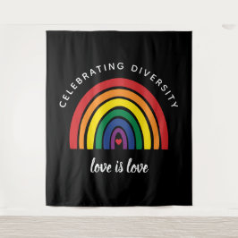LGBTゲイプライド祝の愛は愛 タペストリー