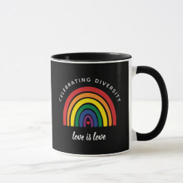 LGBTゲイプライド祝の愛は愛 マグカップ