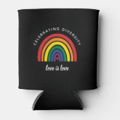 LGBTゲイプライド祝の愛は愛 缶クーラー (正面)